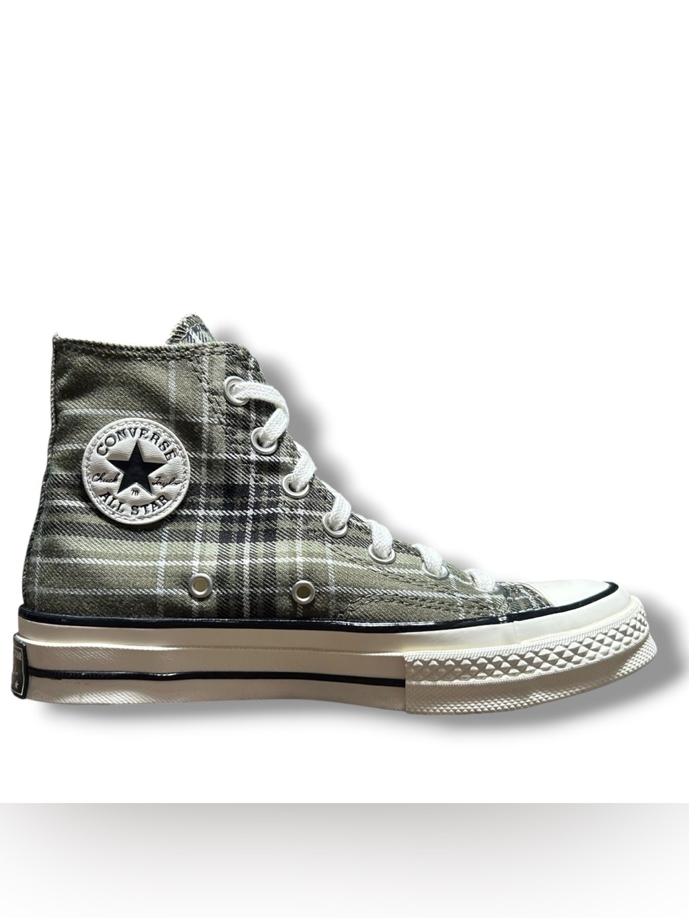 Converse Chuck 70 High Desert Tartan Women 6 Men 4 Plaid Fall Casual Shoes NWOB